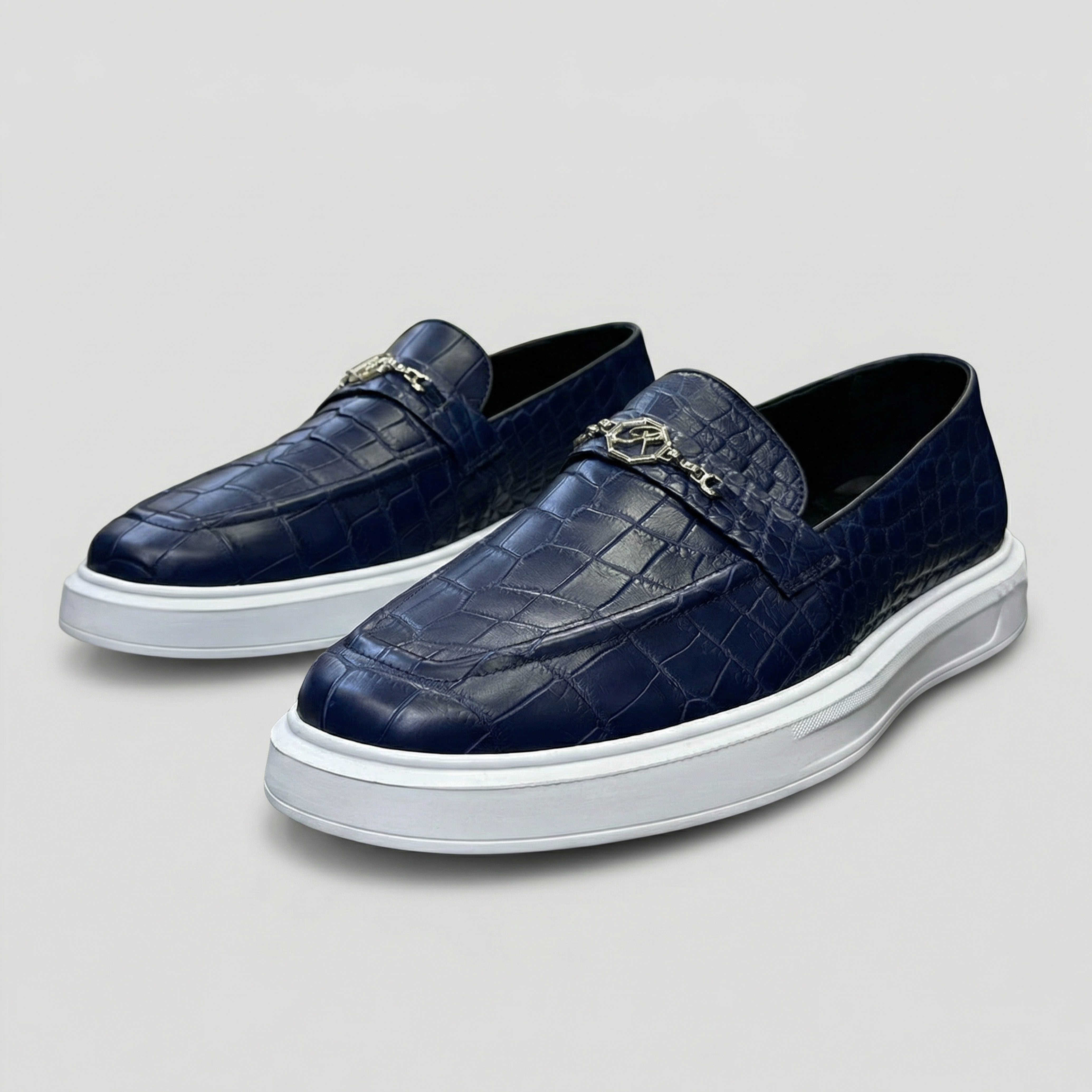 Crocodile Leather Slip-On Shoes – Reggenza