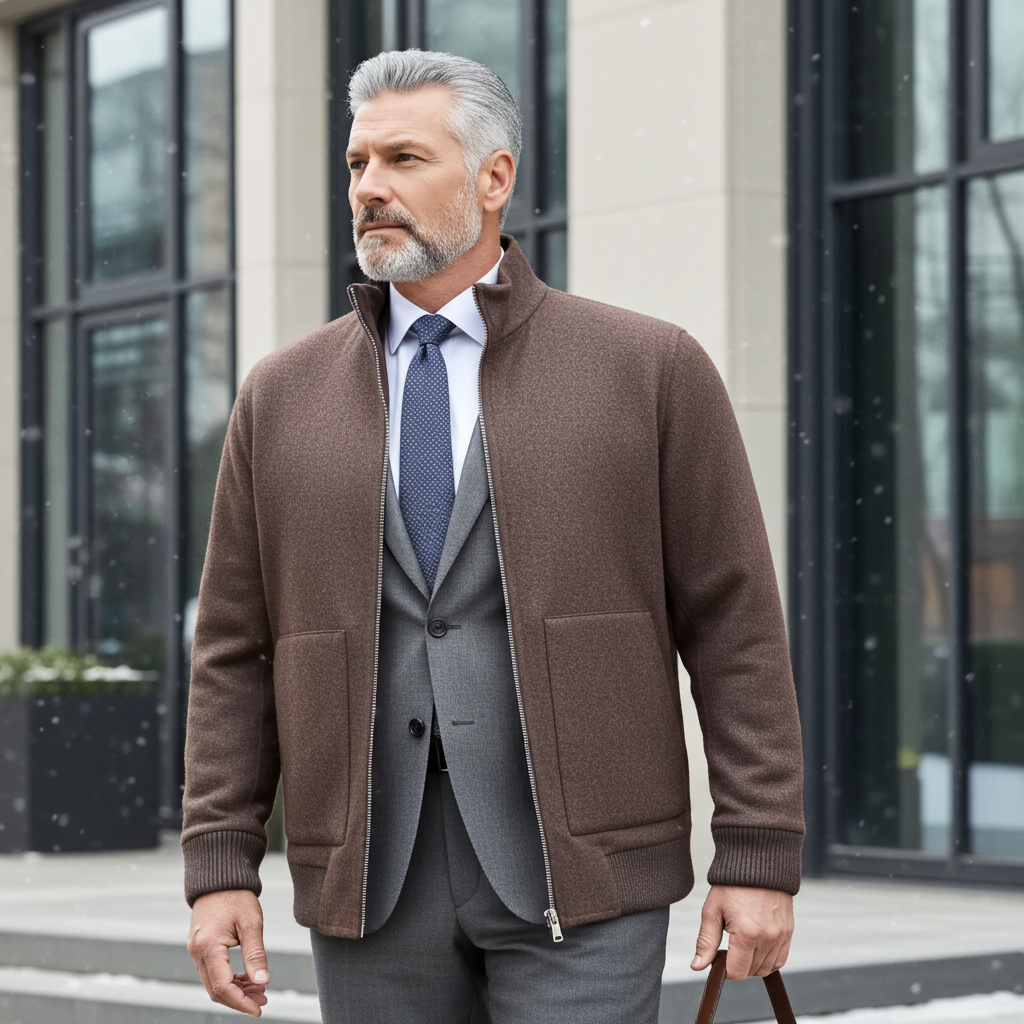 Double-Sided Alpaca & Cashmere Jacket – Reggenza
