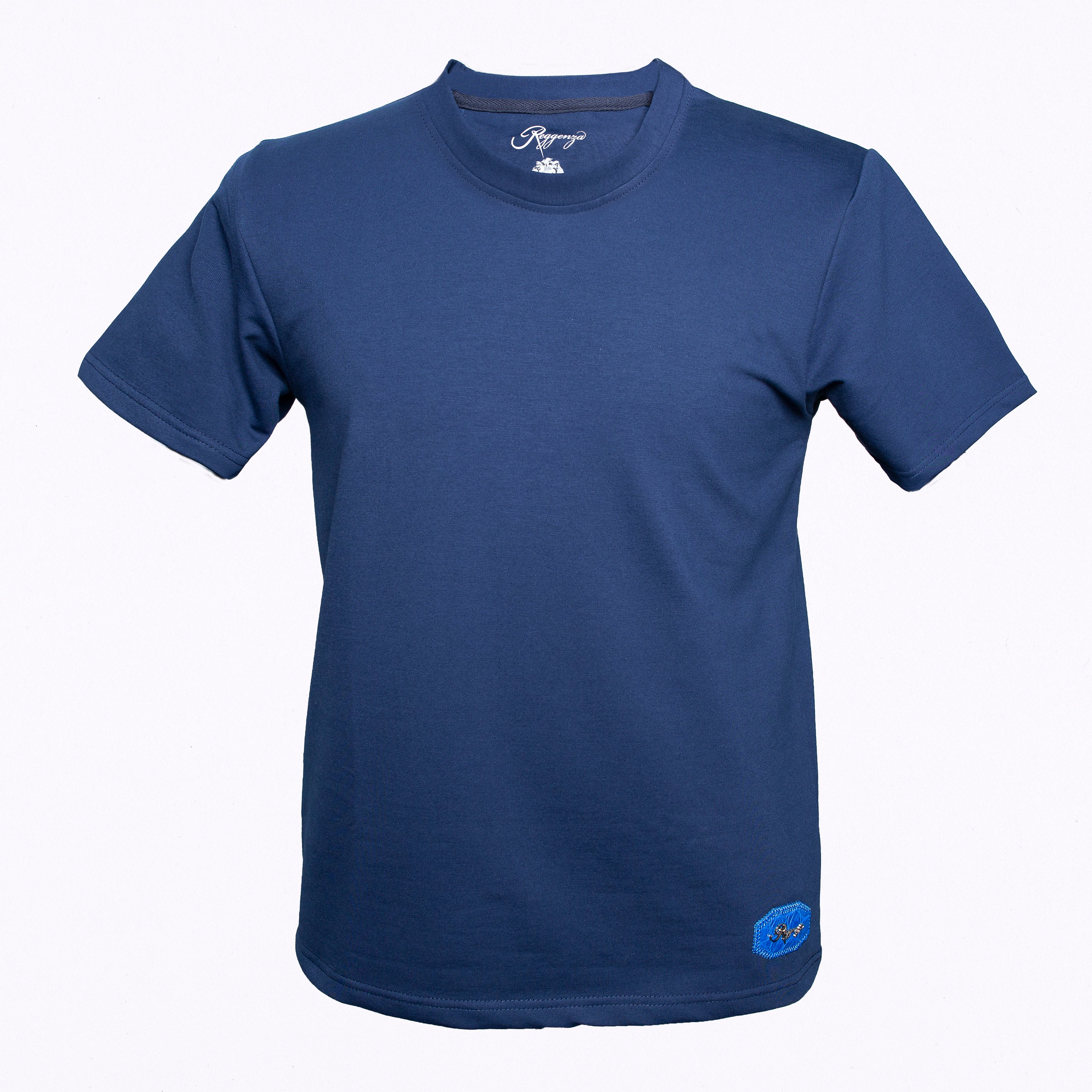 100% Cotton Premium T-shirt with Crocodile Details – Reggenza