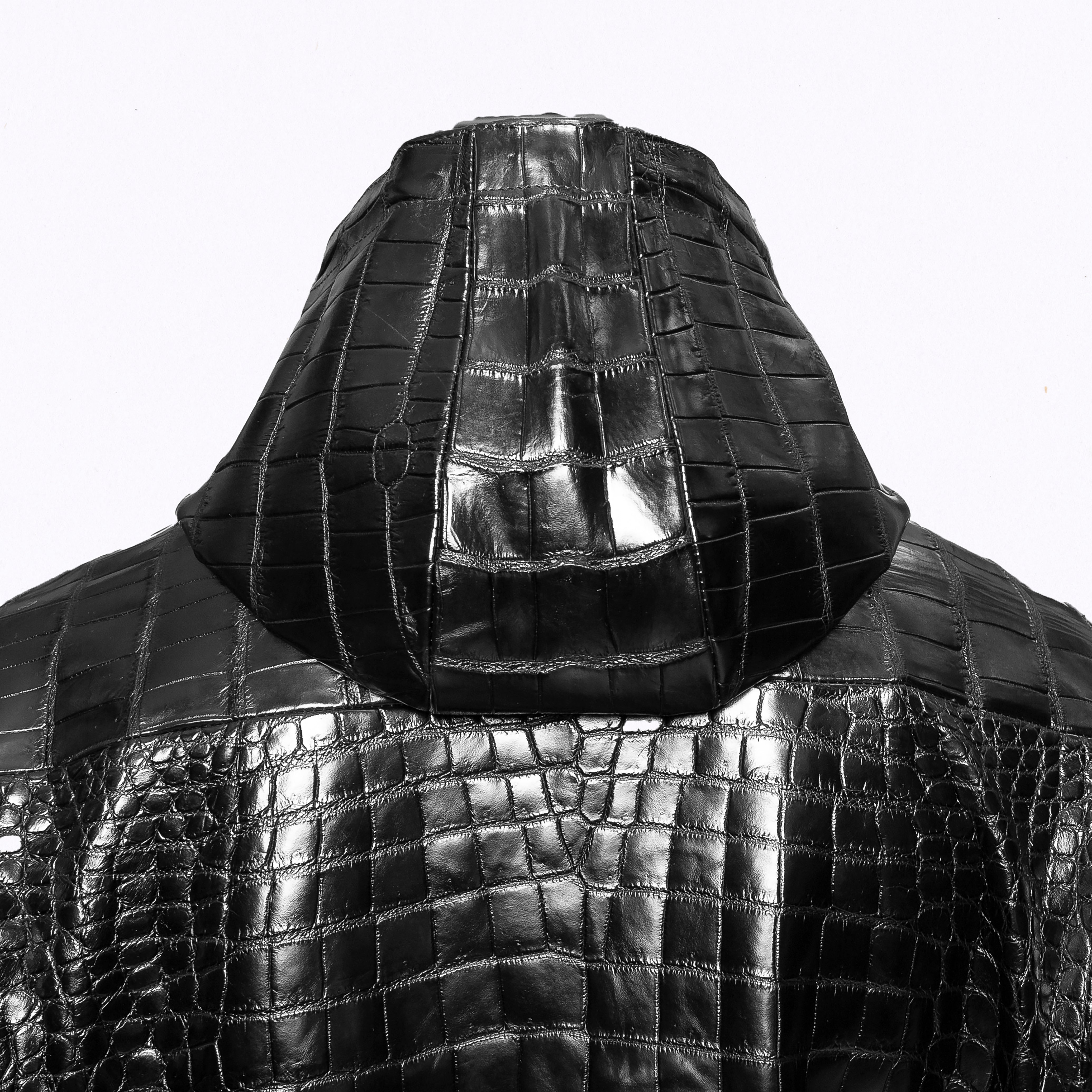 Glazed Crocodile Leather Jacket – Reggenza