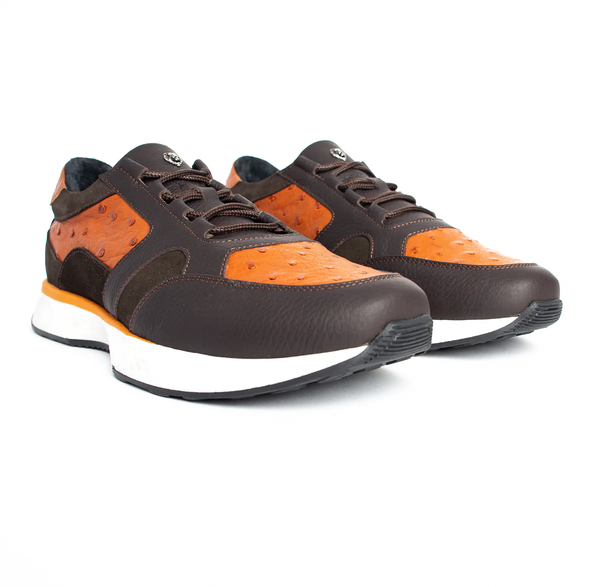 Custom Order: Premium Ostrich Leather Sneakers
