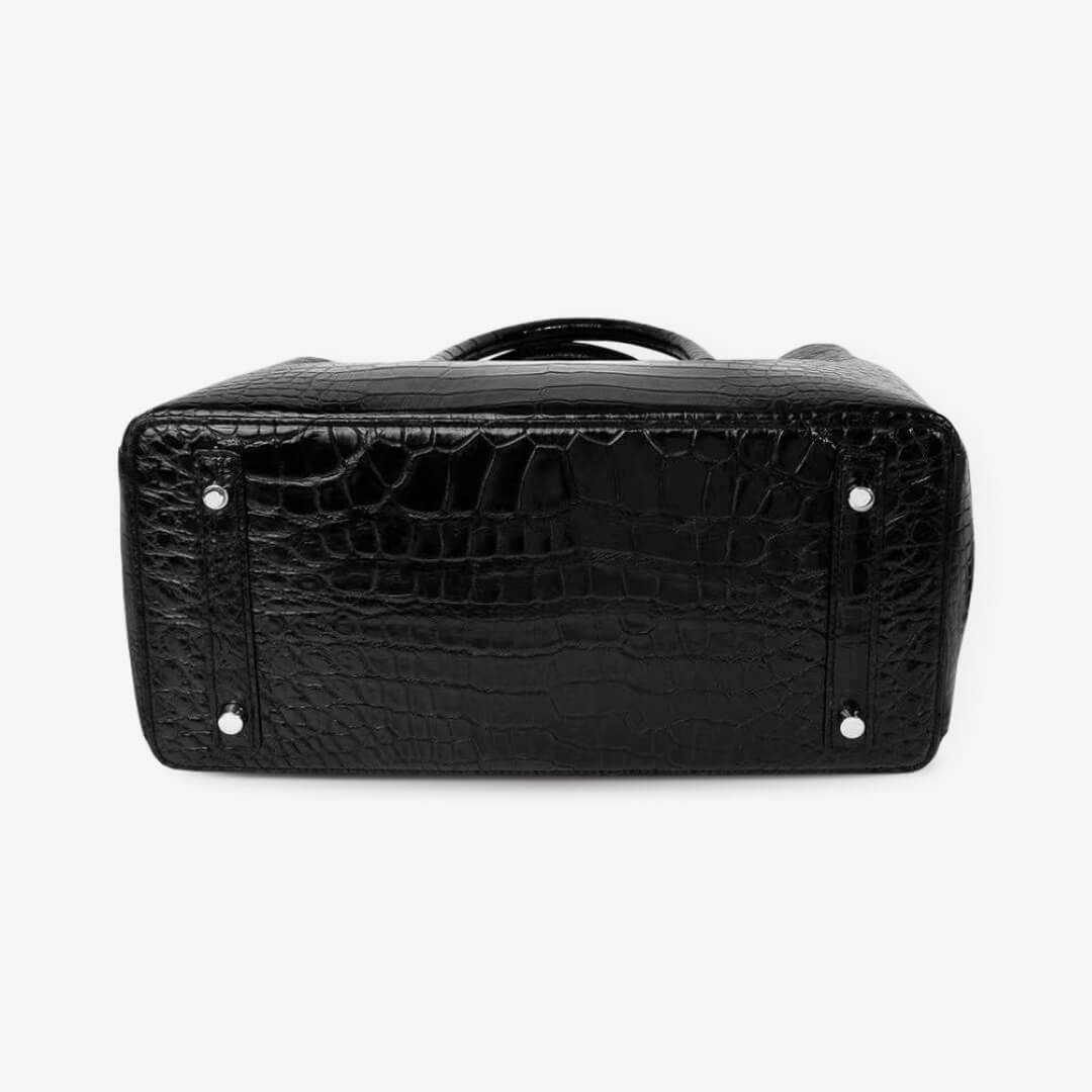 Exotic Genuine Crocodile Skin Businessmen Laptop Briefcase Bag Authentic Alligator  Leather Male Top-handle Work Purse Handbag - AliExpress