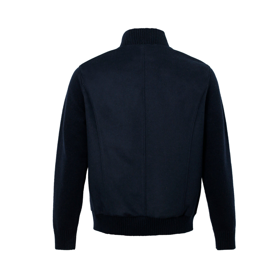 Men's 100% Authentic Cashmere Jacket with Rex Fur by Reggenza