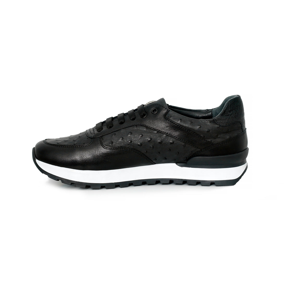 Ostrich Leather Runner Sneakers Reggenza - Main Image