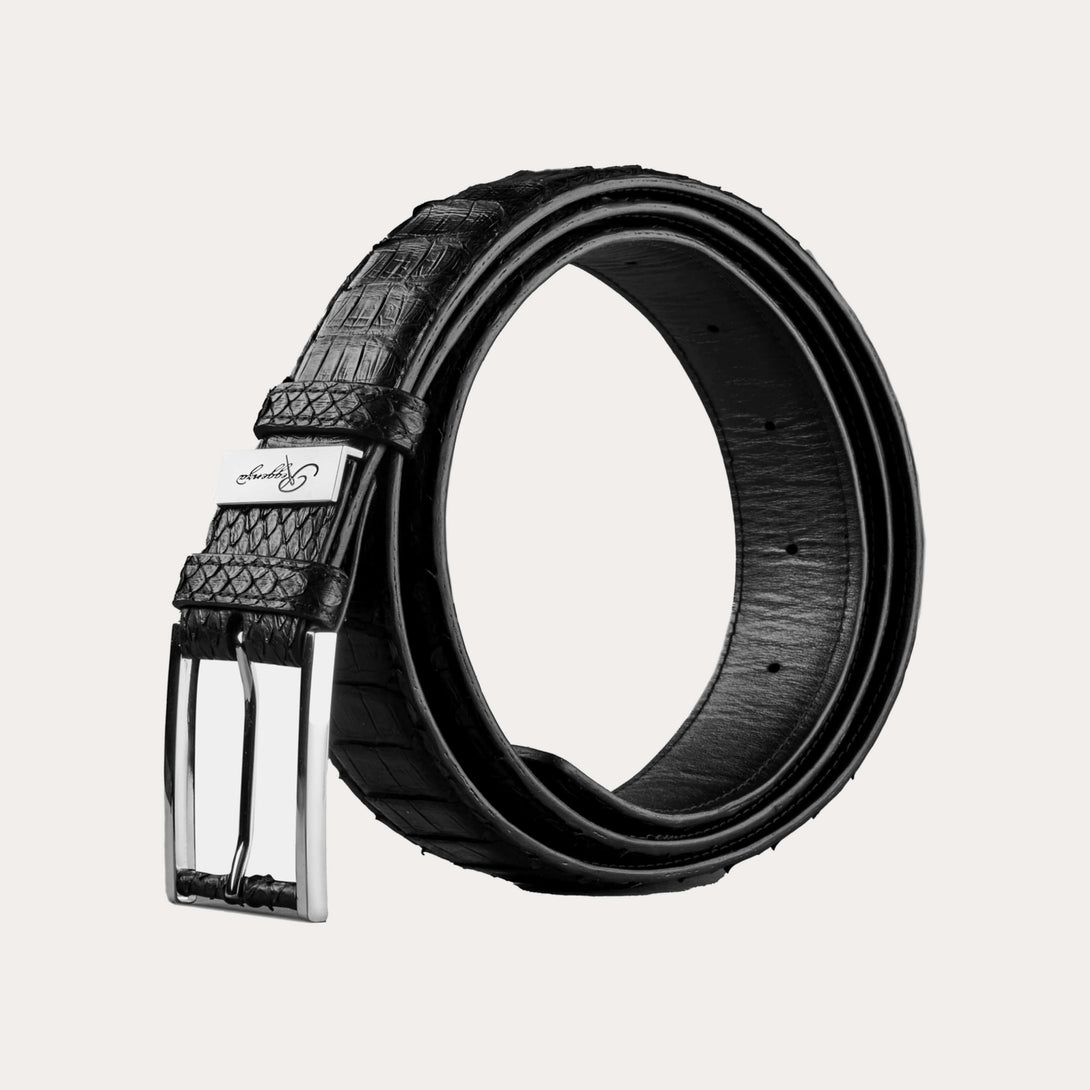 Men's 100% Authentic Python Leather Belt by Reggenza
